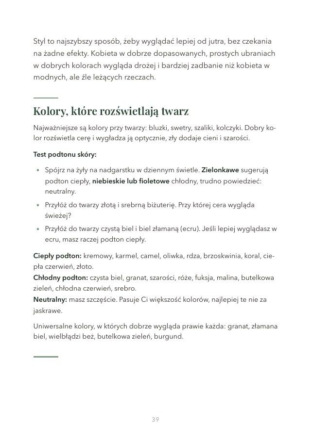 Kolory, które dodają blasku